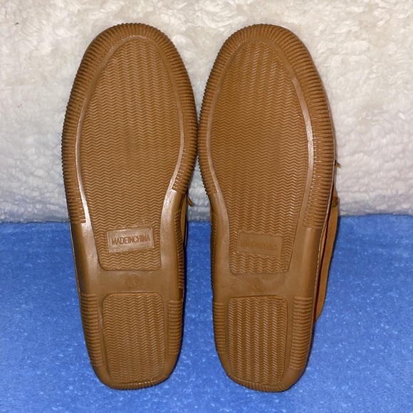 NWT PARRY Men’s Tan Moccasins.  Size 10 - Picture 5 of 7